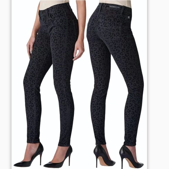 Rock & Republic Got Flocked Kashniere Leggings 4 - Picture 16 of 16